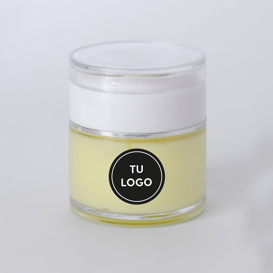 Crema de Placenta y Concha Nácar con tu propia marca