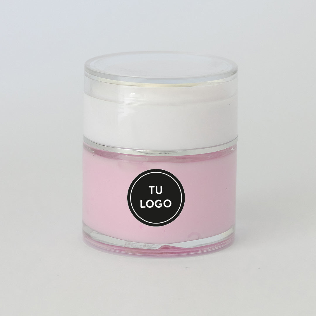 Crema 4B de rosas con glicerina con tu propia marca