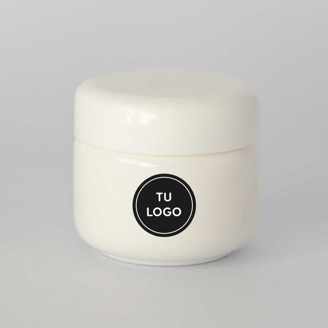 Mascarilla Peeling de Arcilla Blanca con tu propia marca