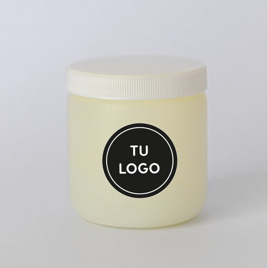 Vaselina con humectantes y aroma con tu propia marca